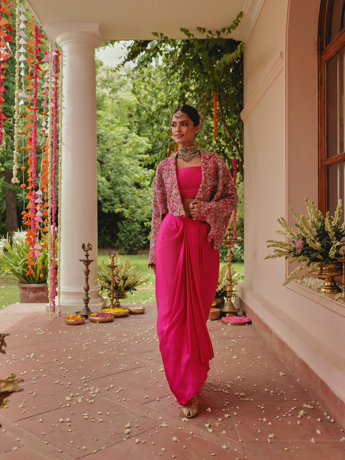 Rani Pink Blazer Set, view 2